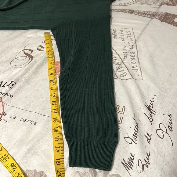 Totally 80’s mock neck green acrylic sweater - Large - Picture 5 of 9